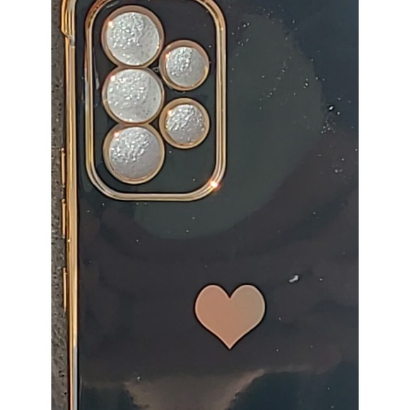 Bonoma Compatible with Samsung Galaxy A53 5G Case Love Heart Plating Wristband - Picture 5 of 5